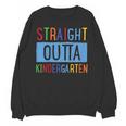 Kids STRAIGHT OUTTA KINDERGARTEN T-SHIRT FUNNY GRADUATION GIFT Unisex Sweatshirt