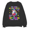 Kindergarten Graduation 2025 Graduate Girls Unicorn 1st Grad Unisex Sweatshirt