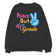 Last Day Of School Peace Out Grade 4 Graduation Kids Unisex Sweatshirt