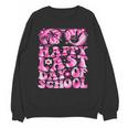 Last Day Of School Teacher Students School Graduation Groovy Unisex Sweatshirt