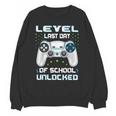 Last Days Of School Graduation Kindergarten Gamer Boys Kids Unisex Sweatshirt