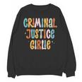 Lawyer True Crime Lover Addict Graduation Apparel Criminal Justice Girlie Major Degree Future Detective Unisex Sweatshirt