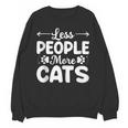 Less People More Cats Introvert's Dream Tee Unisex Sweatshirt