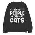 Less People More Cats Introvert's Dream Tee Unisex Sweatshirt Less People More Cats Introvert's Dream Tee Unisex Sweatshirt