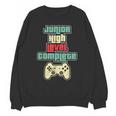 Level Complete Jr High School Graduation Grad SloganShirt Unisex Sweatshirt