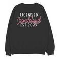 Licensed Cosmetologist Graduation 2025 Cosmetology School Unisex Sweatshirt