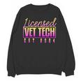 Licensed Vet Tech Veterinary Technician Graduation 2024 Unisex Sweatshirt