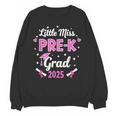 Little Miss Pre-K Grad 2025 Coquette Preschool Graduation Unisex Sweatshirt