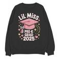 Little Miss Pre-K Grad 2025 Preschool Graduation Girls Kids Unisex Sweatshirt