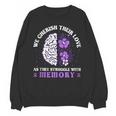 Love And Memory Floral Bain Inspirational Dementia Awareness Unisex Sweatshirt