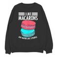 Macaroons Dessert Antisocial Introvert Pastries Food Lover Unisex Sweatshirt Macaroons Dessert Antisocial Introvert Pastries Food Lover Unisex Sweatshirt