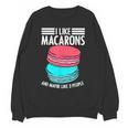 Macaroons Dessert Antisocial Introvert Pastries Food Lover Unisex Sweatshirt Macaroons Dessert Antisocial Introvert Pastries Food Lover Unisex Sweatshirt