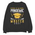 Master 2021 Graduation Graduate Masters Degree Unisex Sweatshirt