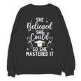 Masters Degree Graduation Art For Women Girl Masters Degree Unisex Sweatshirt