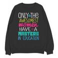 Masters In Education Degree Graduation Women MeD Unisex Sweatshirt