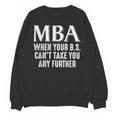 MBA For Men Women Master Degree Graduation Day Unisex Sweatshirt