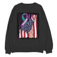 In Memory Of My Cousin Suicide Awareness American Flag Women Kids Men Unisex Sweatshirt