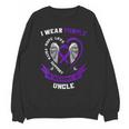 In Memory Of Uncle Pancreatic Cancer Awareness Family Unisex Sweatshirt