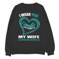In My Memory Of My Wife SCLERODERMA AWARENESS Unisex Sweatshirt