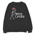 Merry Crisis Christmas Introvert Unisex Sweatshirt Merry Crisis Christmas Introvert Unisex Sweatshirt