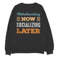 Metalworking Now Minimal Socializing Introvert Vintage Unisex Sweatshirt Metalworking Now Minimal Socializing Introvert Vintage Unisex Sweatshirt