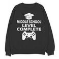 Middle School Level Complete Gamer Graduation Day 2024 Unisex Sweatshirt