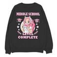 Middle School Level Complete Gaming Graduation Anime Girl Unisex Sweatshirt