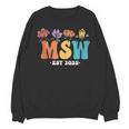 MSW Est 2025 Graduation School Social Worker Shirt Master Unisex Sweatshirt