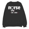 New Nurse Est 2018 Nursing School Graduation Unisex Sweatshirt