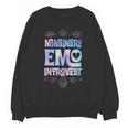 Nonbinary Emo Introvert Pride Trendy Mystic Teen Goth Style Unisex Sweatshirt Nonbinary Emo Introvert Pride Trendy Mystic Teen Goth Style Unisex Sweatshirt
