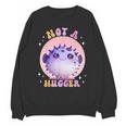 Not a Hugger Cute Pufferfish Autism Awareness Introverts Unisex Sweatshirt