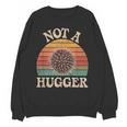Not A Hugger Retro Sea Urchin Sarcastic Introvert Unisex Sweatshirt Not A Hugger Retro Sea Urchin Sarcastic Introvert Unisex Sweatshirt