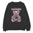 Not A Hugger Teddy Bear Antisocial Introvert Unisex Sweatshirt Not A Hugger Teddy Bear Antisocial Introvert Unisex Sweatshirt