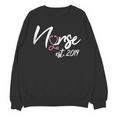 Nursing School Survivor Apparel Graduation Nurse RN EST 2019 Unisex Sweatshirt