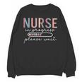 Nursing Student Nurse Appreciation Modern Classic Lace Embellished Nurse Graduation Female -Adults Small Unisex Sweatshirt