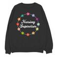 Nursing Supervisor Nurse Saying Graduation Proud Nurse Love Unisex Sweatshirt