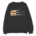 One More Chapter Sign Language Deaf Reading Book Lover Unisex Sweatshirt