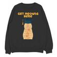 Orange Tabby Cat Graduation Distressed Shirt For Grads For Men Women Girls Kids Unisex Sweatshirt