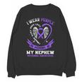 Overdose Awareness Shirt In Memory Of Nephew Purple Ribbon Unisex Sweatshirt Overdose Awareness Shirt In Memory Of Nephew Purple Ribbon Unisex Sweatshirt
