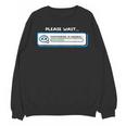 Overthinking In Progress Introvert Please Wait Unisex Sweatshirt
