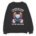 I Paused My Game To Graduate 2024 Gamer Graduation Unisex Sweatshirt