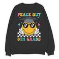 Peace Out 5th Grade Graduation Last Day Of School Unisex Sweatshirt