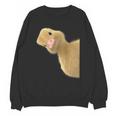 Peking Duck Peeking Chef Graduation Farm Duck Lover Unisex Sweatshirt