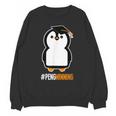 Penguin Graduation For Grads Hashtag Pengwinning Unisex Sweatshirt