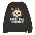 Pixel Art Pet Y2K Retro Vintage Digital Nostalgia Y2K Tech Unisex Sweatshirt
