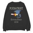 Podiatrist Established 2018 Med School Graduation Shirt Unisex Sweatshirt
