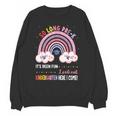 Pre k Graduation Class 2025 Graduate Pre-k Rainbow Girls Unisex Sweatshirt
