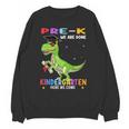 Pre k Graduation We Are Done Class 2023 Pre-k Dinosaur Boys Unisex Sweatshirt