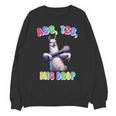 Preschool Graduate Shirt ABC 123 Mic Drop Llama Graduation Unisex Sweatshirt