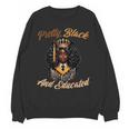 Pretty Educated African American Graduation Class 2024 Unisex Sweatshirt